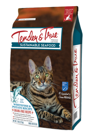 Tender & True Grain Free Ocean Whitefish and Potato Recipe Dry Cat Food