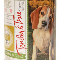 Tender & True Grain Free Organic Chicken and Liver Recipe Canned Dog Food