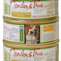 Tender & True Grain Free Organic Chicken and Liver Recipe Canned Dog Food