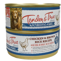 Tender & True Antibiotic-Free Chicken and Brown Rice Recipe Canned Dog Food