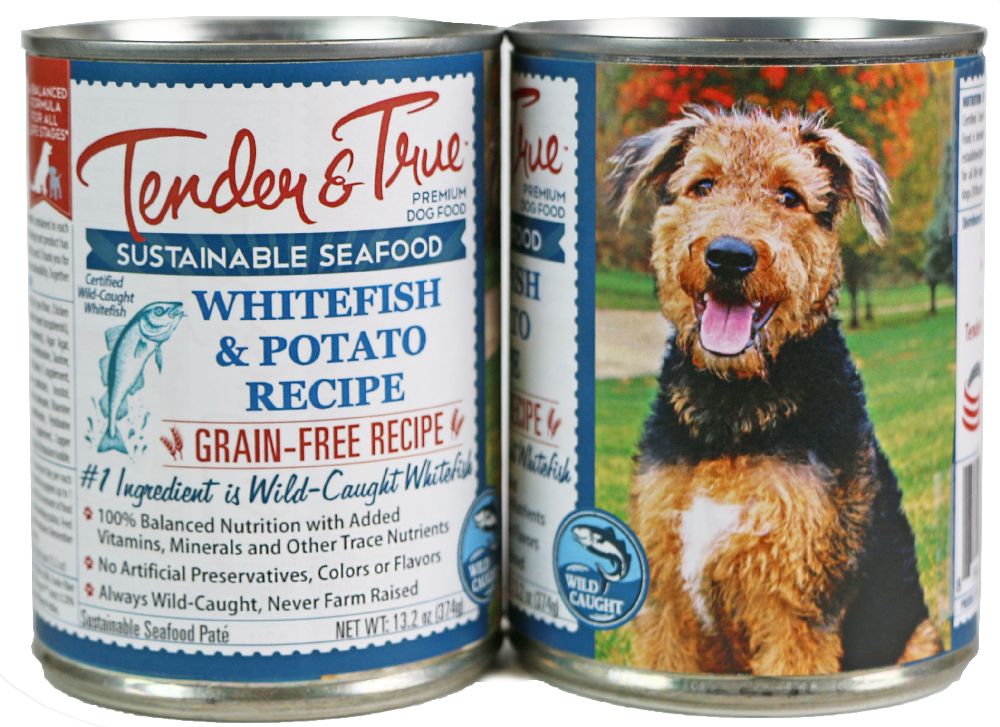 Tender & True Grain Free Ocean Whitefish and Potato Recipe Canned Dog Food