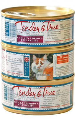 Tender & True Antibiotic-Free Chicken and Brown Rice Recipe Canned Cat Food