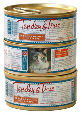 Tender & True Antibiotic-Free Turkey and Brown Rice Recipe Canned Cat Food