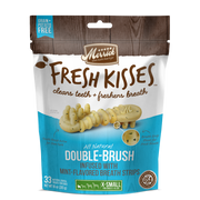 Merrick Fresh Kisses Grain Free Mint Breath Strips Extra Small Dental Dog Treats
