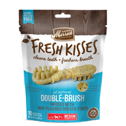 Merrick Fresh Kisses Grain Free Mint Breath Strips Medium Dental Dog Treats