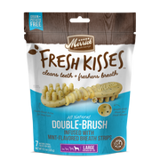 Merrick Fresh Kisses Grain Free Mint Breath Strips Large Dental Dog Treats