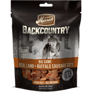 Merrick Backcountry Big Game Grain Free Real Lamb and Buffalo Sausage Cuts Dog Treats