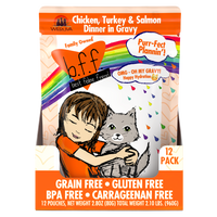 Weruva BFF Oh My Gravy Purr-Fect Plannin Grain Free Chicken, Tuna and Salmon in Gravy Wet Cat Food Pouch