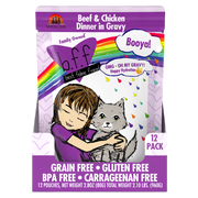 Weruva BFF Oh My Gravy Booya Grain Free Beef and Chicken in Gravy Canned Cat Food