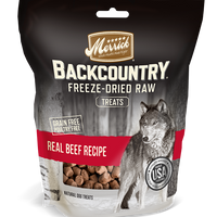Merrick Backcountry Freeze Dried Grain Free Real Beef Recipe Dog Treats