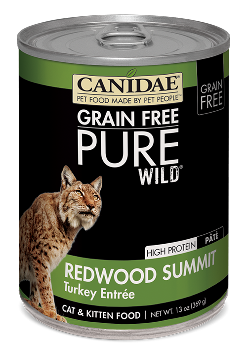 Canidae Grain Free PURE Wild Redwood Summit Turkey Pate Canned Cat Food