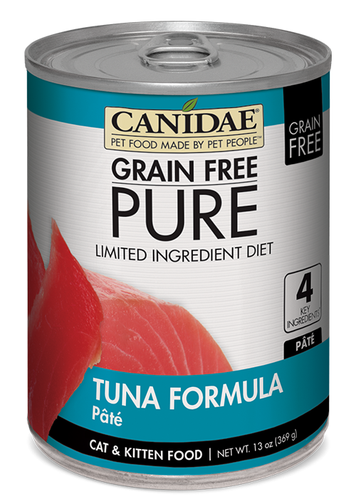 Canidae Grain Free PURE Limited Ingredient Diet Tuna Recipe Canned Cat Food