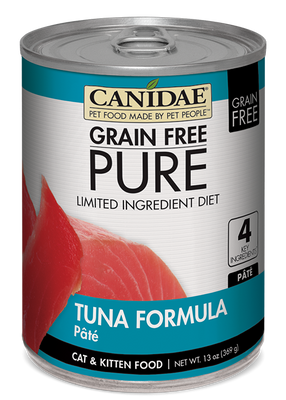 Canidae Grain Free PURE Limited Ingredient Diet Tuna Recipe Canned Cat Food