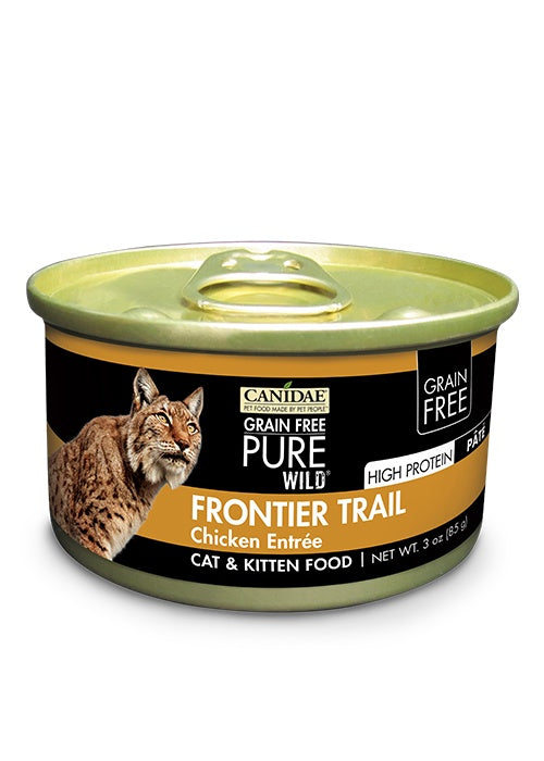 Canidae Grain Free PURE Wild Frontier Trail Chicken Pate Canned Cat Food