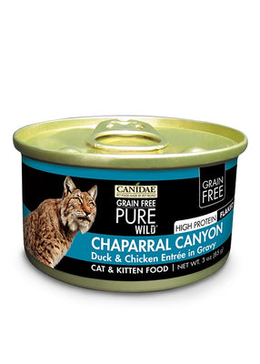 Canidae Grain Free PURE Wild Chaparral Canyon Duck and Chicken Flaked Canned Cat Food