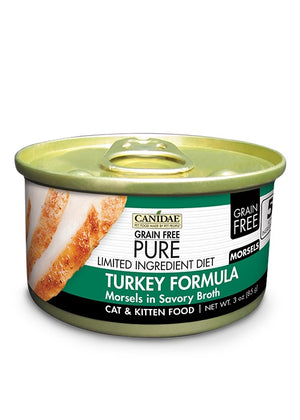 Canidae Grain Free PURE Limited Ingredient Diet Turkey Recipe Canned Cat Food