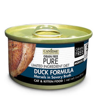 Canidae Grain Free PURE Limited Ingredient Diet Duck Morsels in Broth Canned Cat Food
