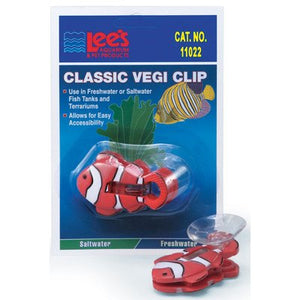 Lee's Clown Fish Vegi-Clip With Suction Cup - 1 Per Card
