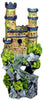 Exotic Environments Medieval Castle Aquarium Ornament Tall, 5-Inch by 4-1/2-Inch by 12-Inch