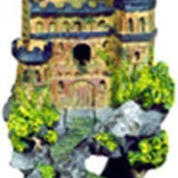 Exotic Environments Medieval Castle Aquarium Ornament Tall, 5-Inch by 4-1/2-Inch by 12-Inch