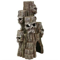 Exotic Environments Skull Mountain Aquarium Ornament Tall, 5-1/2-Inch by 5-Inch by 10-Inch $22.99