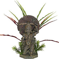 Blue Ribbon Asian Creations Buddha Warrior With Plants - Large