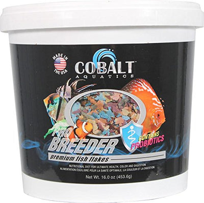 Cobalt Pro Breeder Fish Flake 16 oz