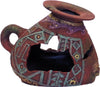 Blue Ribbon Resin Ornament - Incan Vase Small