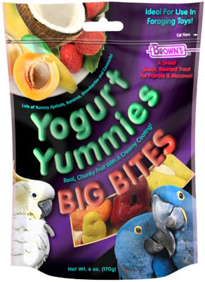 F.M. Brown's Yogurt Yum Big Bites Macaw 6 oz