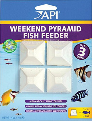 API Mars Fishcare Weekend Pyramid Fish Feeder
