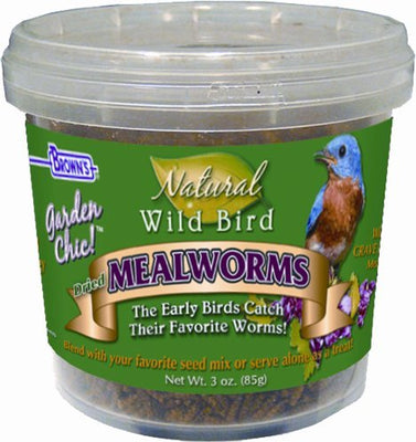 F.M. Brown's Tub Of Fixins Mealworms 3 oz.