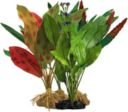Marineland Tall Plastic Plant Assortment C3 4pk