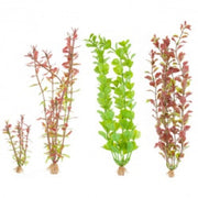 Marineland Tall Plastic Plant Assortment A1 4pk