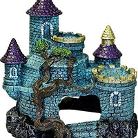 BLUE RIBBON PET PRODUCTS 030157016555 Exotic Environments Hobbit Castle Blue