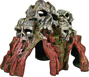 Exotic Environments Skull Mountain Aquarium Ornament Medium, 9-Inch by 6-Inch by 6-Inch