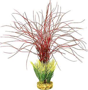 Blue Ribbon Pet Products ABLCB2013RD Water Hair Grass Plant for Aquarium, Red