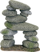 Blue Ribbon Resin Ornament - Tall Pebble Archway