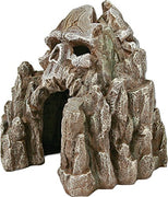 Exotic Environments Skull Mountain Aquarium Ornament Small, 5-1/2-Inch by 6-Inch by 6-Inch