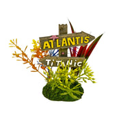 Blue Ribbon Exotic Environments Atlantis and Titanic Sign - Small