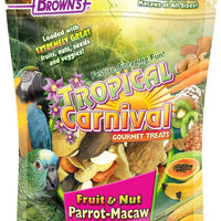 F.M. Brown's Tropical Carnival Fruit/Nut Parrot/Macaw Big Bites 10 oz