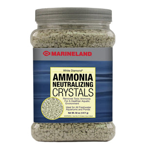 Marineland PA0382 White Diamond Ammonia Neutralizing Crystals, 50-Ounce, 1417-Gram