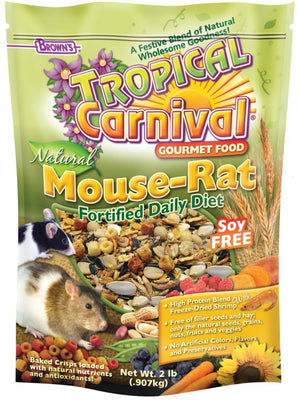F.M. Brown’s Tropical Carnival Natural Rat/Mouse Food 2 lb