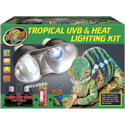 Zoo Med Tropical UVB & Heat Lighting Kit