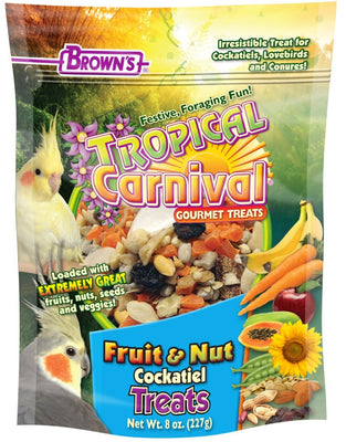 F.M. Brown's Tropical Carnival Fruit/Nut Tiel Treat 8 oz