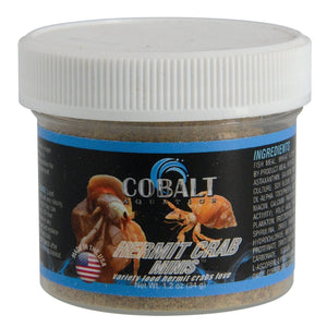 Cobalt Hermit Crab Mini Pellets Freeze Dried 1.2 oz