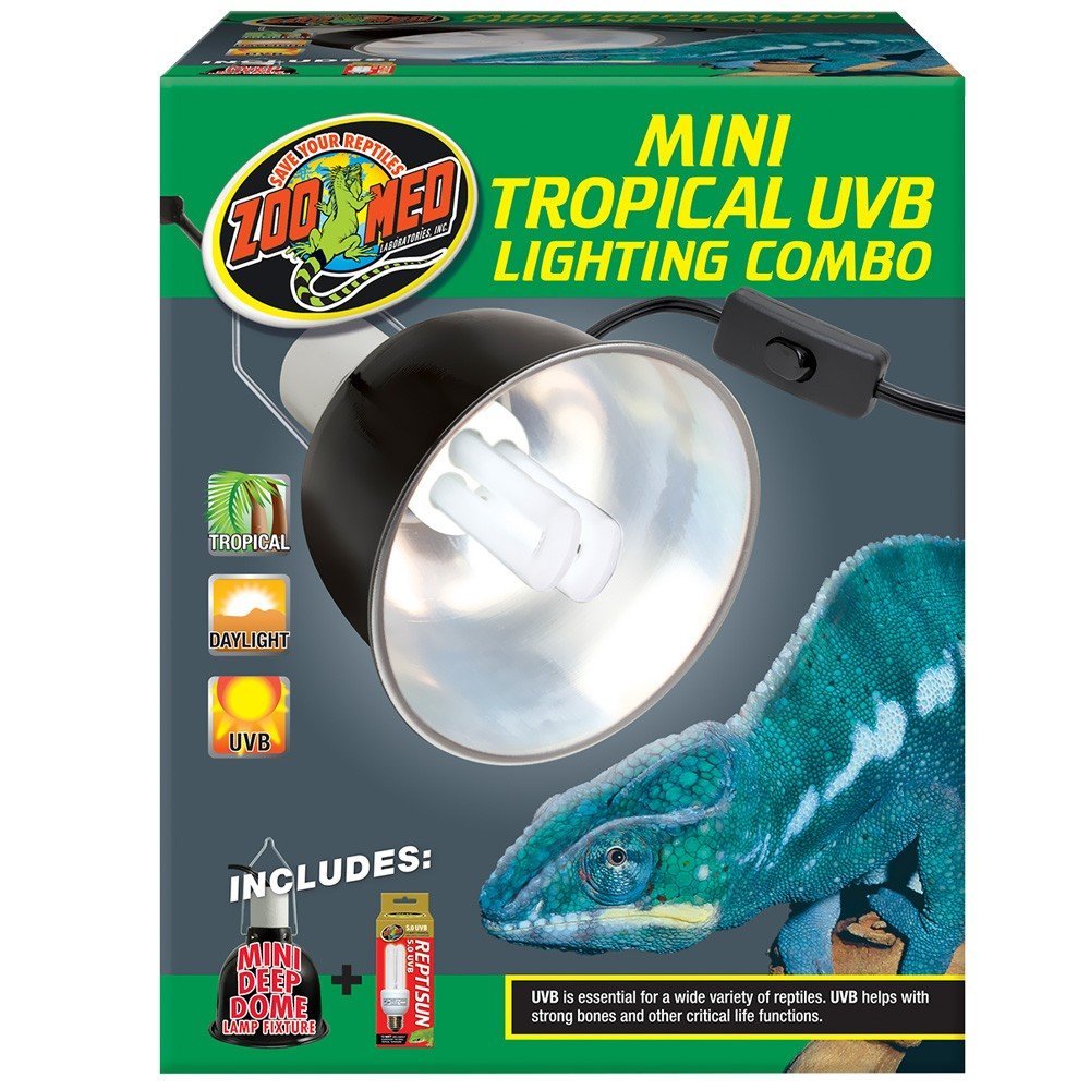 Zoo Med Mini Tropical UVB Lighting Combo