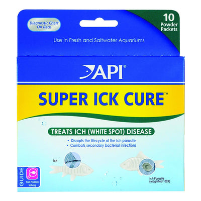 API SUPER ICK CURE Freshwater and Saltwater Fish Powder Medication