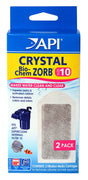 API Crystal Bio-Chem Zorb Internal Filter Cartridge 2 Pk