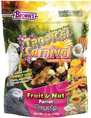 F.M. Brown's Tropical Carnival Fruit/Nut Parrot Treat 12 oz