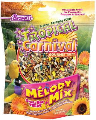 F.M. Brown's Tropical Carnival Melody Mix Small Bird Treat 5 oz